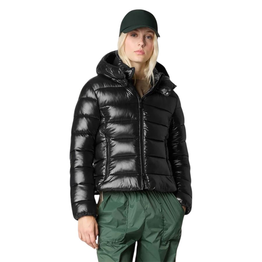Cosmary piumino da donna animal free con cappuccio Save The Duck | D31470W/LOVE210000